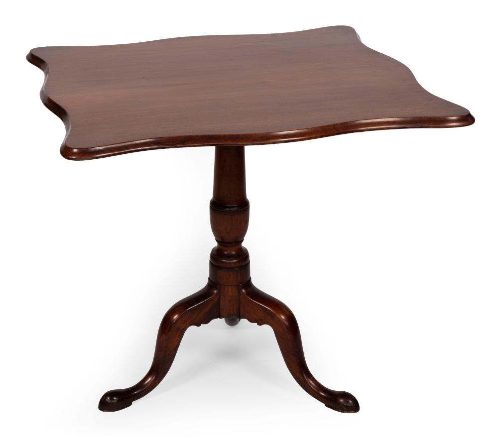 Appraisal: QUEEN ANNE TILT-TOP TABLE TH CENTURY HEIGHT TOP X QUEEN