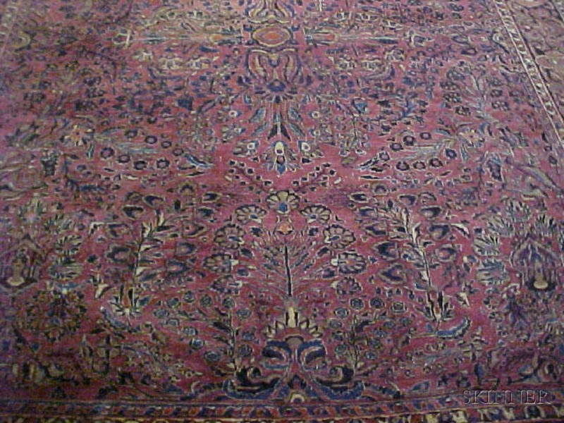 Appraisal: Sarouk Carpet West Persia th century ft in x ft