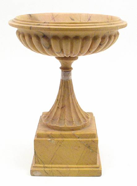 Appraisal: A marble tazza height in diameter in