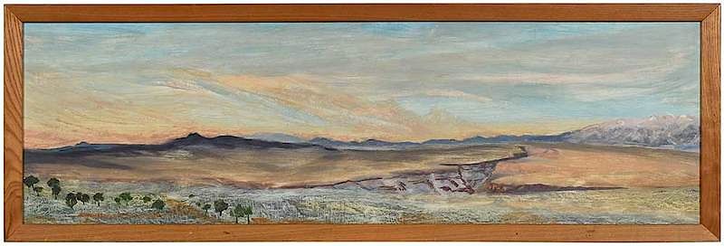 Appraisal: Helen Greene Blumenshein American - Taos Panorama signed lower right