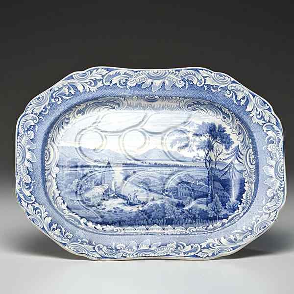 Appraisal: Copeland and Garrett Late Spode Platter English ca A Copeland