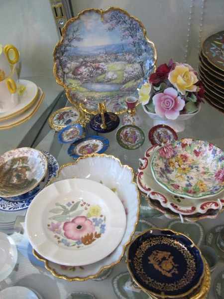 Appraisal: COLLECTION OF CHINA INCLUDING LIMOGES DELFT DISHES ETC