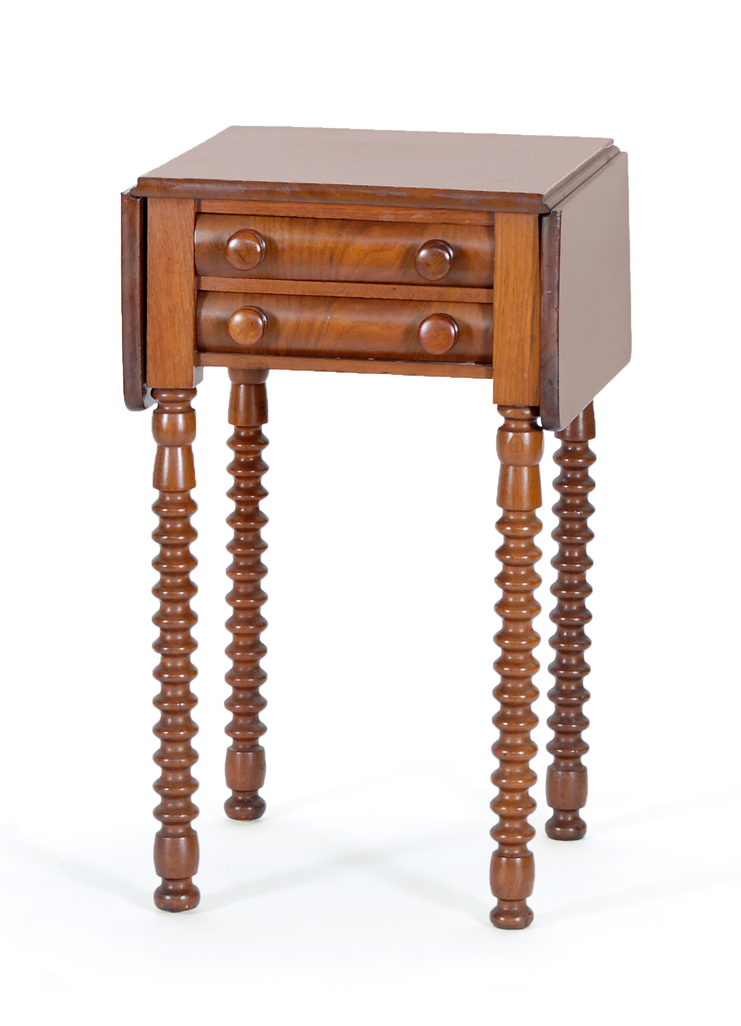 Appraisal: ANTIQUE AMERICAN DROP-LEAF STAND Circa In mahogany and mahogany veneer