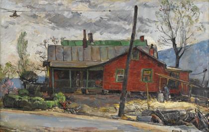 Appraisal: MAURICE GROSSER american - THE WOOD PILE - CHATTANOOGA Signed