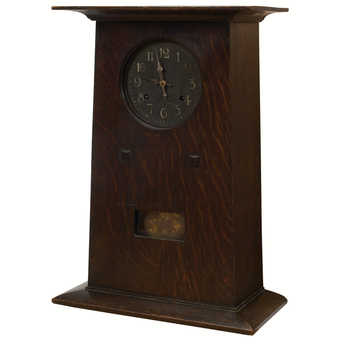 Appraisal: Good L JG Stickley mantel clock