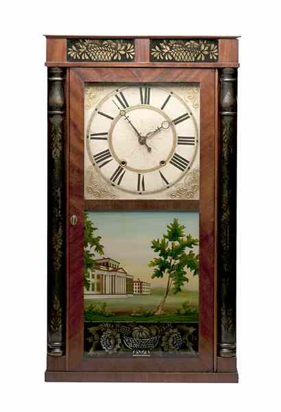 Appraisal: Henry Terry Shelf Clock American A Henry Terry shelf clock