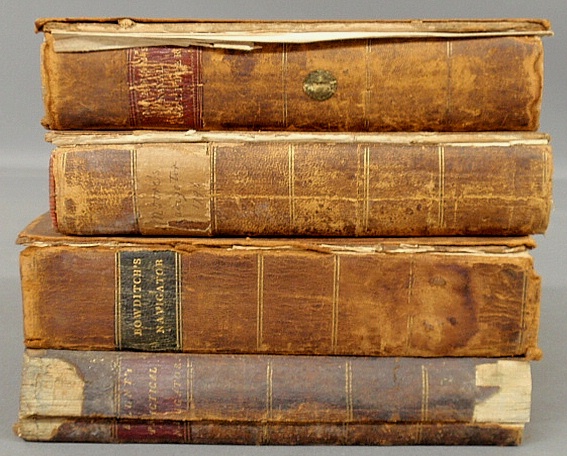 Appraisal: - Four books- Bowditch Nathaniel American Practical Navigator N Y