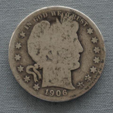 Appraisal: -S Barber Silver Half Dollar In average circulated condition with