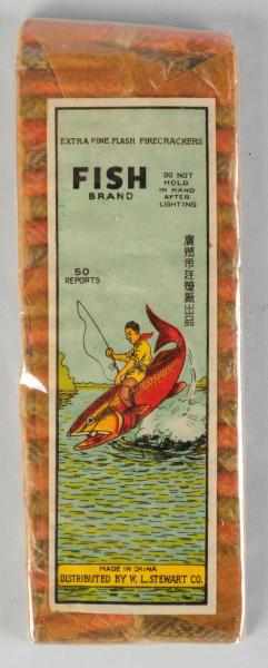 Appraisal: Fish -Pack Firecrackers Class W L Stewart Company Condition Near