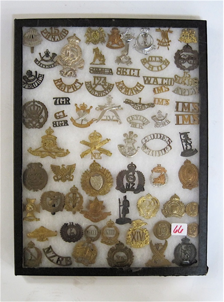 Appraisal: COLLECTION OF MORE THAN SIXTY FIVE COMMONWEALTH TITLES CAP BADGES