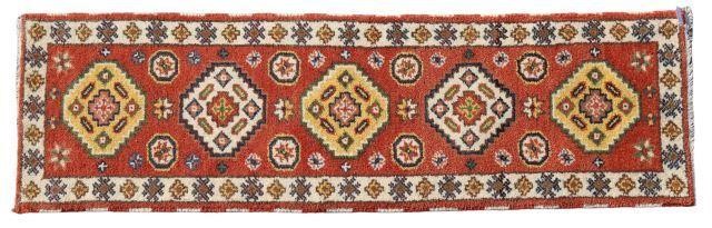 Appraisal: Hand-tied Persian Kazak runner approx ' l 'w