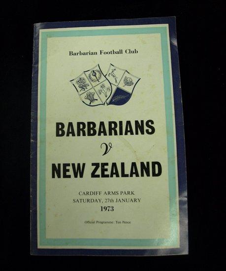 Appraisal: Rugby Programme Barbarians v New Zealand Cardiff Arms Park