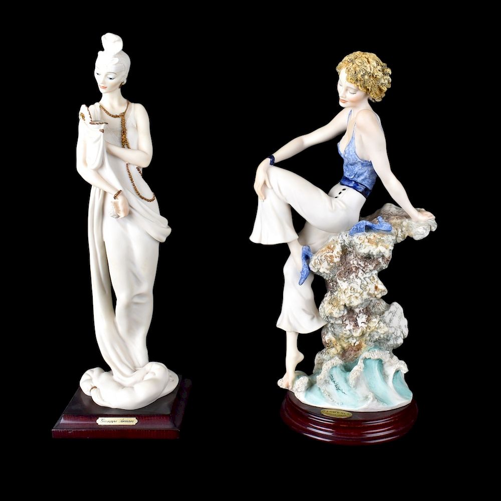 Appraisal: Two Giuseppe Armani Figurines Two Giuseppe Armani Figurines Includes Sabrina