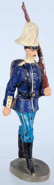 Appraisal: Elastolin mm Grenadier Marching Beautiful and rare mm composition figure