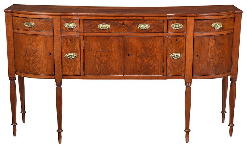 Appraisal: Fine Tennessee Federal Cherry Sideboard possibly middle Tennessee - seven