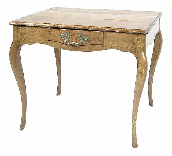 Appraisal: A Louis XV oak center table height in width in