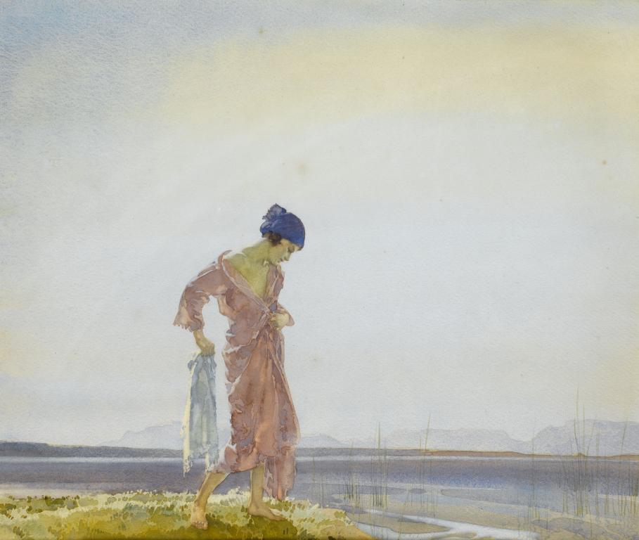 Appraisal: SIR WILLIAM RUSSELL FLINT ra prws rsw THE FROG signed