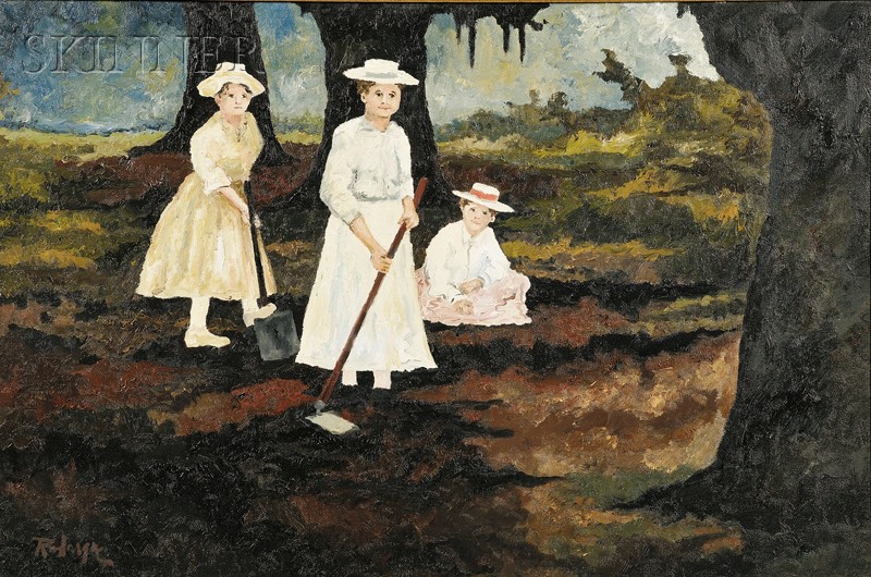 Appraisal: George Rodrigue American b Cajun Farmer's Daughters alternatively titled The