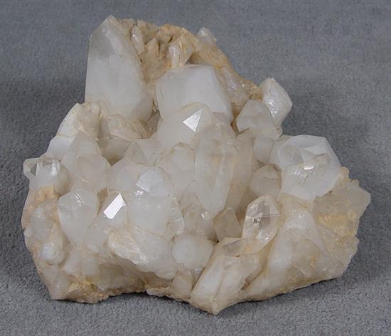 Appraisal: Milky to Clear Quartz Crystals Cluster of terminated quartz crystals