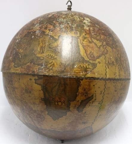 Appraisal: LATE TH C COPY OF A RENAISSANCE PERIOD HANGINGGLOBE APPROXIMATELY