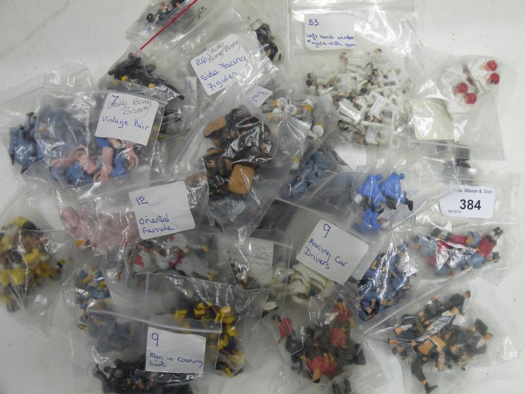 Appraisal: A quantity of Corgi plastic figures for die-cast vehicles