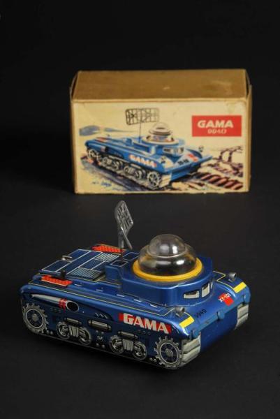 Appraisal: Gama Space Tank Toy Description German Working Marked Gama XY-