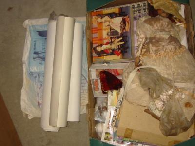 Appraisal: A quantity of doll making equipment and dolls house kits