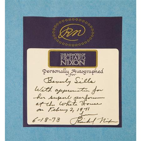 Appraisal: NIXON RICHARD The Memoirs of Richard Nixon Estimate nbsp nbsp