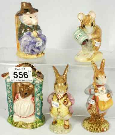 Appraisal: Royal Albert Beatrix Potter Figure Mr Benjamin Bunny Peter with