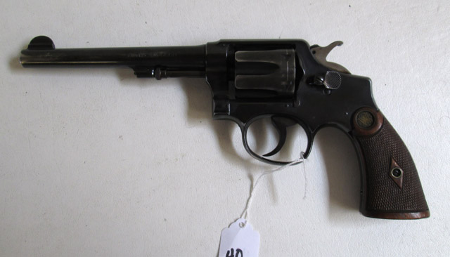 Appraisal: SMITH WESSON MODEL M P DOUBLE ACTION REVOLVER special caliber