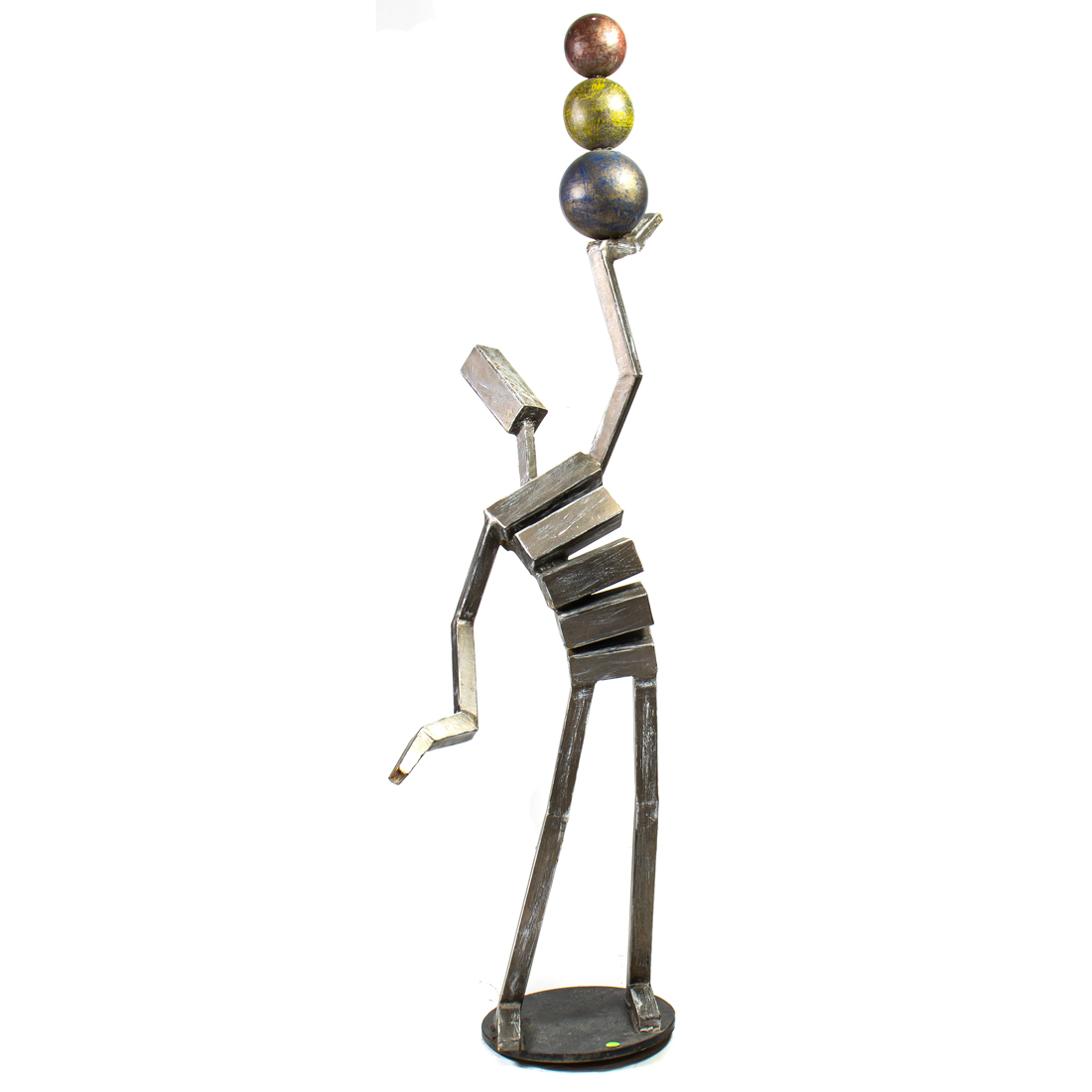 Appraisal: SCULPTURE JAMES MOORE James Moore American b Abstract Figure welded