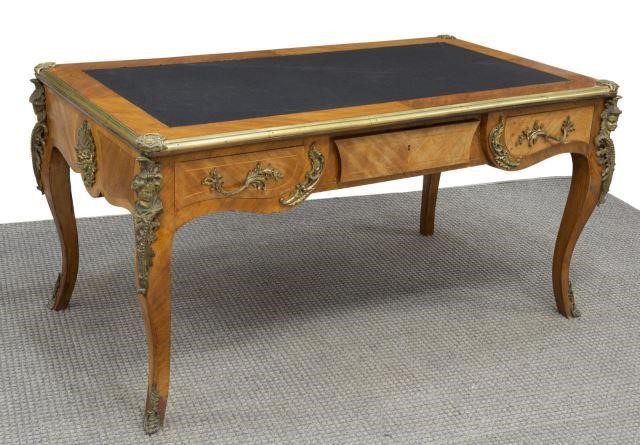 Appraisal: French Louis XV style writing desk early th c a