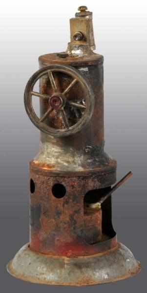 Appraisal: Vertical Steam Engine Description Rusted parts missing and heavy soldering