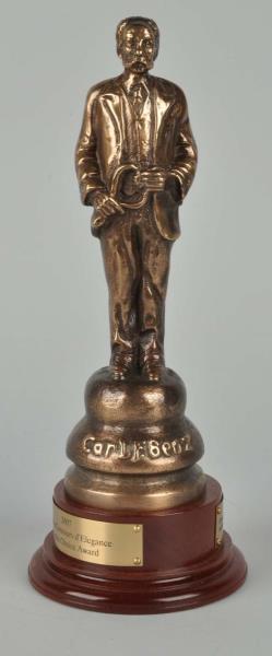 Appraisal: Carl F Benz Statue Trophy This auction is for a