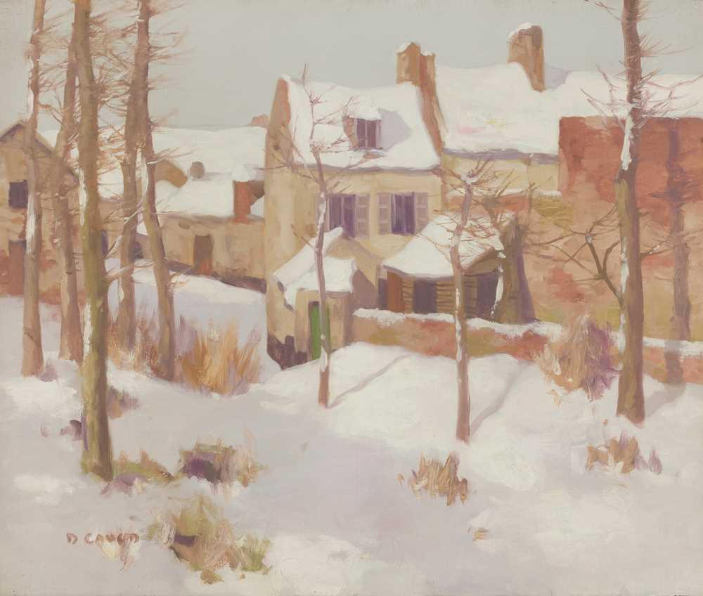 Appraisal: DAVID GAULD R S A SCOTTISH - VILLAGE IN THE