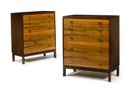 Appraisal: Pair of chests of drawers edward wormley - for dunbar