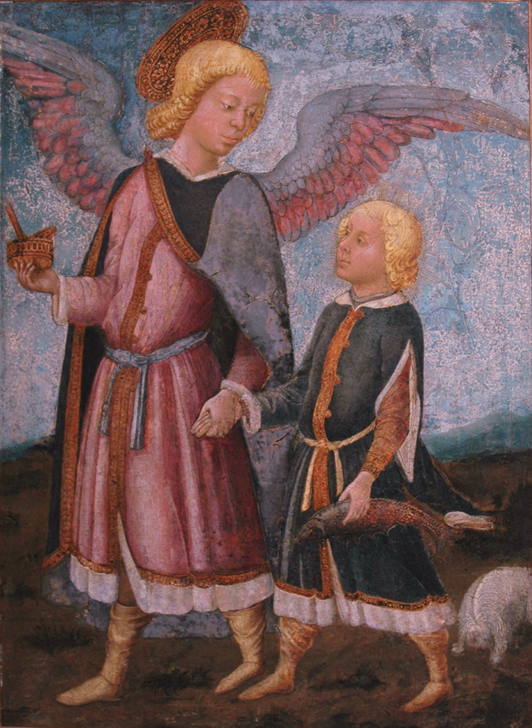 Appraisal: Neri di Bicci Florentine - Tobias and the Angel Tempera