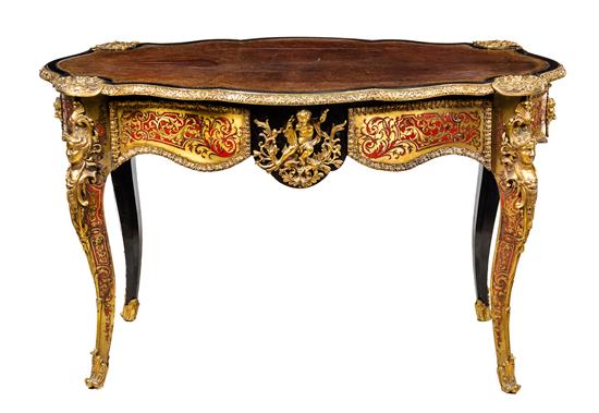 Appraisal: Sale Lot A Napoleon III Style Gilt Bronze Mounted Boulle