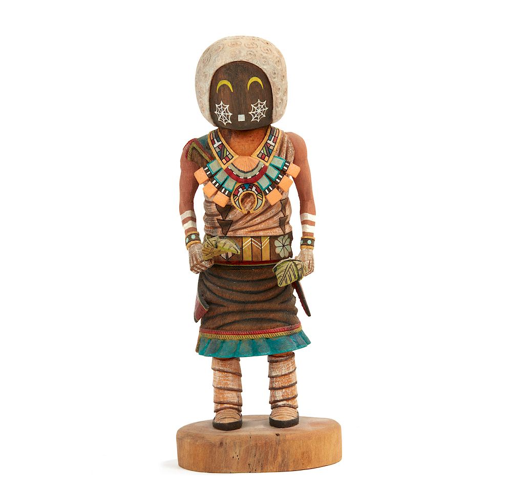 Appraisal: Hopi Spider Woman Kachina Kokyang Wuhti Aldrick Mooya Hopi Spider