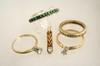 Appraisal: JEWELRY LOT - Lot consists of four rings and a