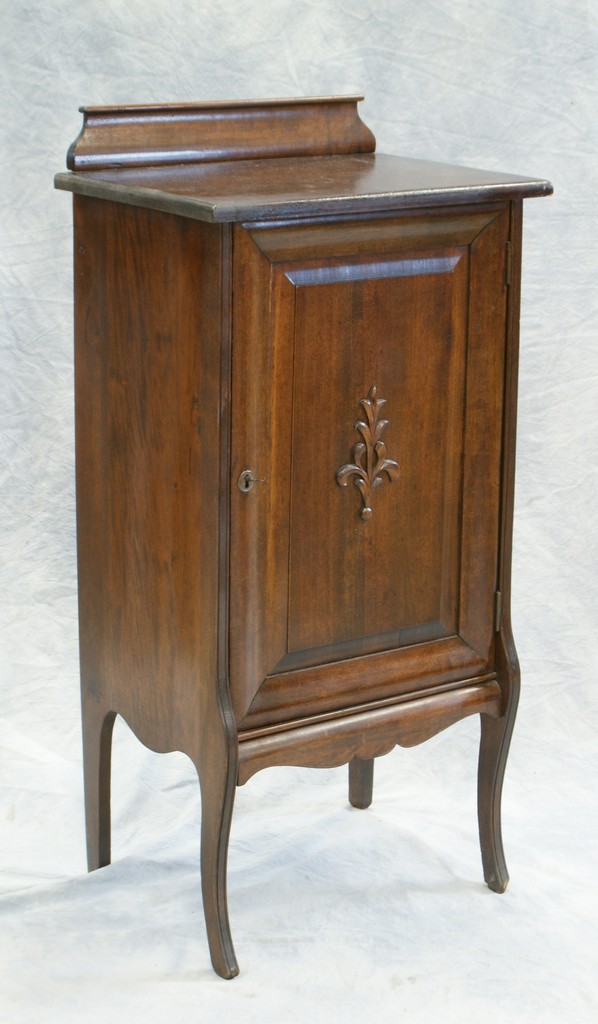 Appraisal: Walnut finished sheet music cabinet c