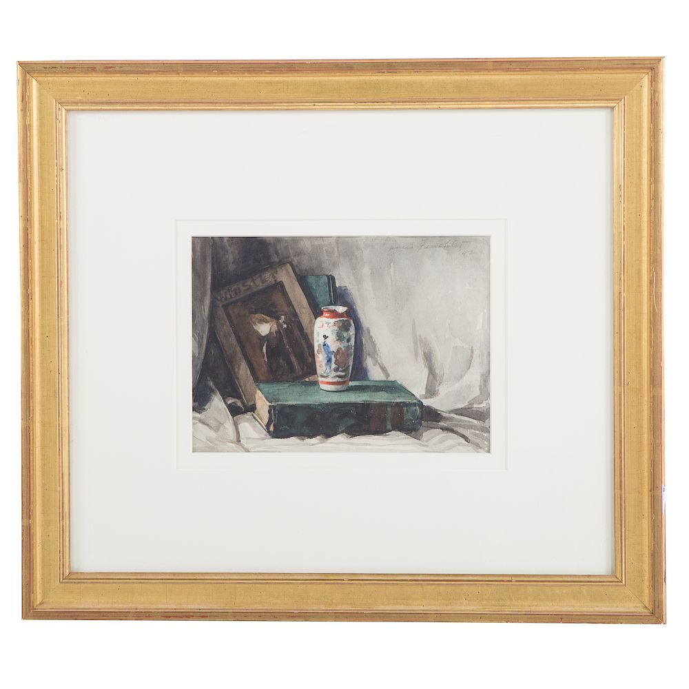 Appraisal: Louis J Feuchter Homage to Whistler American - Watercolor on