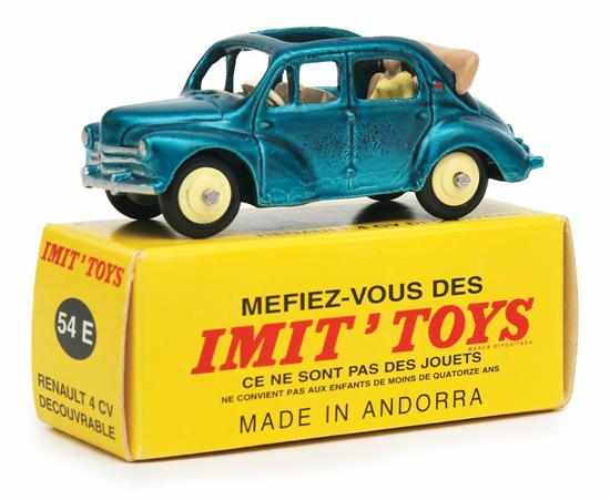 Appraisal: Imit' Toys E Renault CV Decouvrable Andorran metallic green light