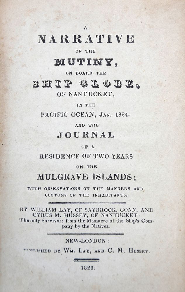 Appraisal: Book A Narrative of the Mutiny on Board the Ship