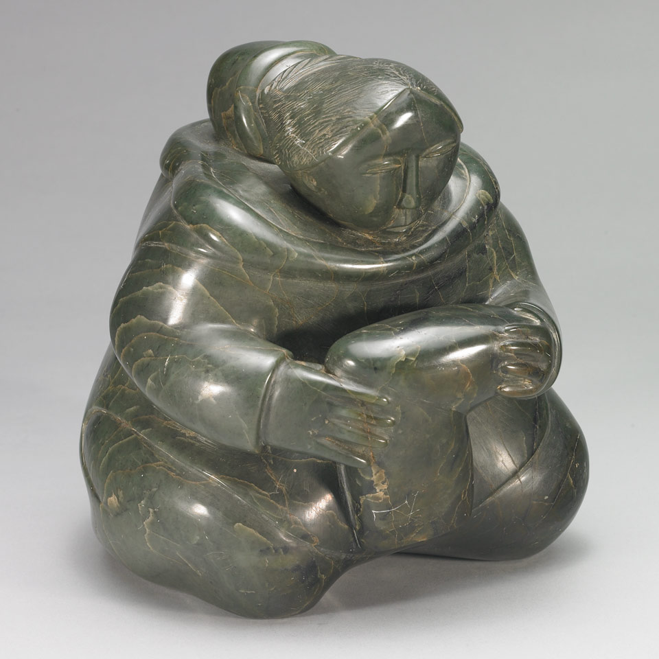 Appraisal: SAMSON NASTAPOKA - E - Inukjuak MOTHER WITH CHILD IN