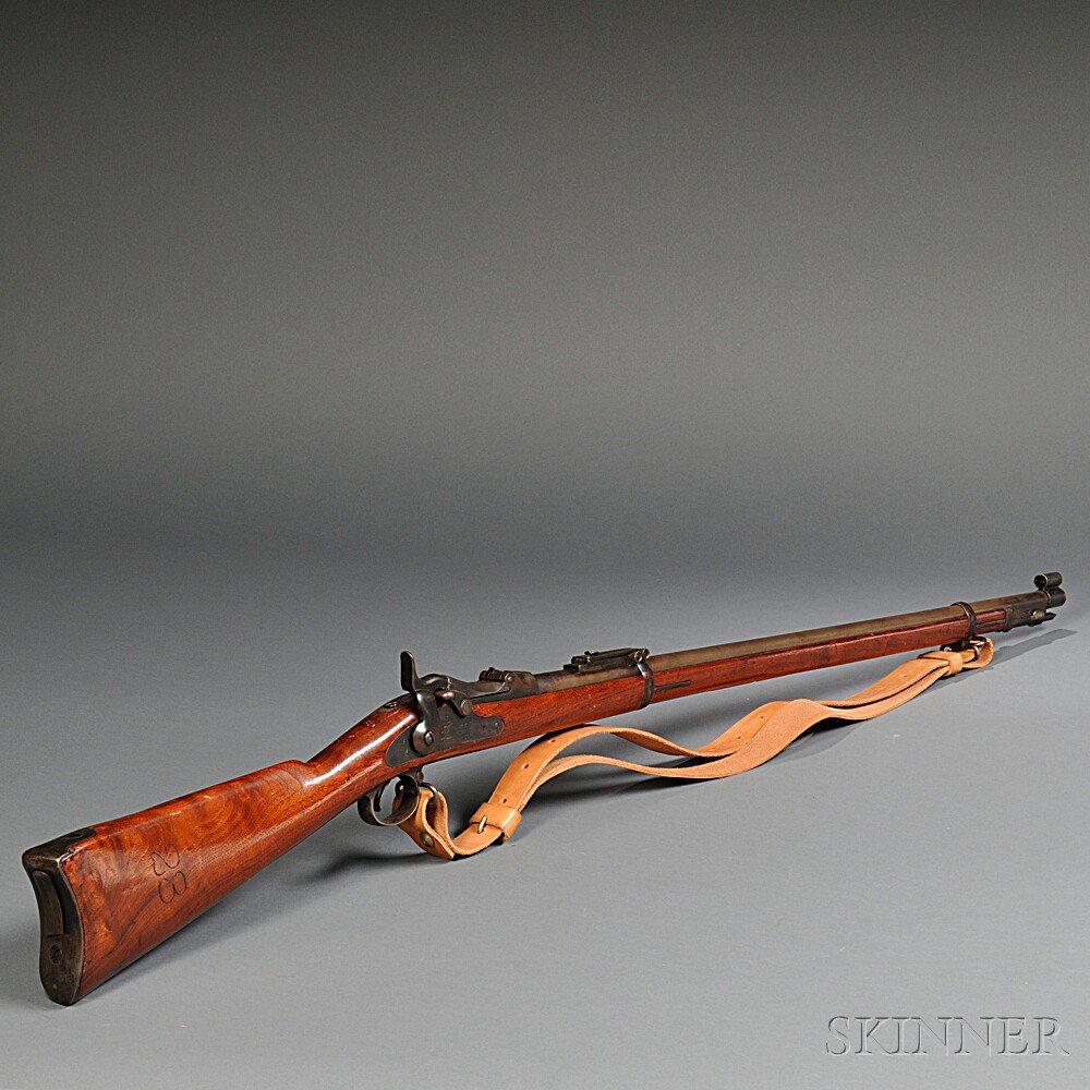 Appraisal: Model Trapdoor Springfield Rifle c walnut stock with crisp cartouche