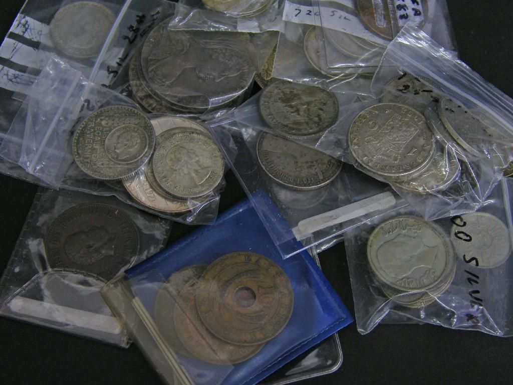 Appraisal: Foreign coinage to include South Africa Palestine Iceland Switzerland Mexico