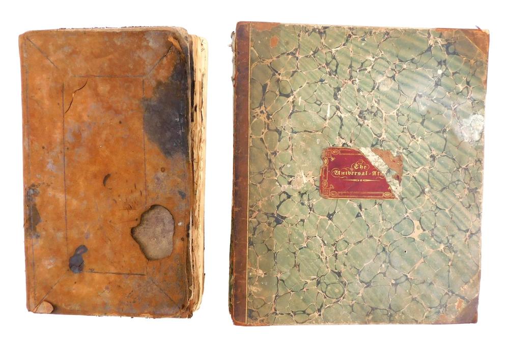 Appraisal: EPHEMERA Two books the first an antique bank ledger with