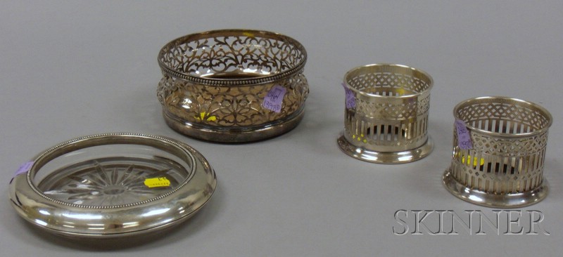 Appraisal: Group of Silver and Silver Plated Items a Whiting silver