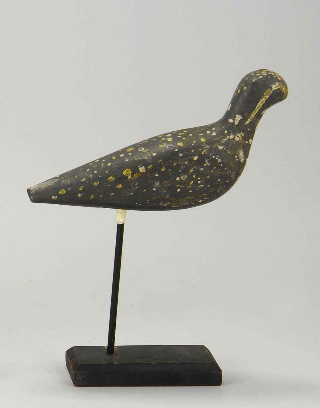 Appraisal: GOLDEN PLOVER DECOYFrom Nantucket Massachusetts Original paint Missing bill Left